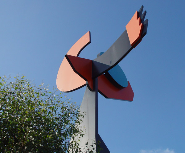 Inge King's Sentinel sculpture in Melbourne Australia