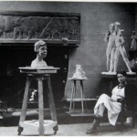 Inge in her Glasgow studio